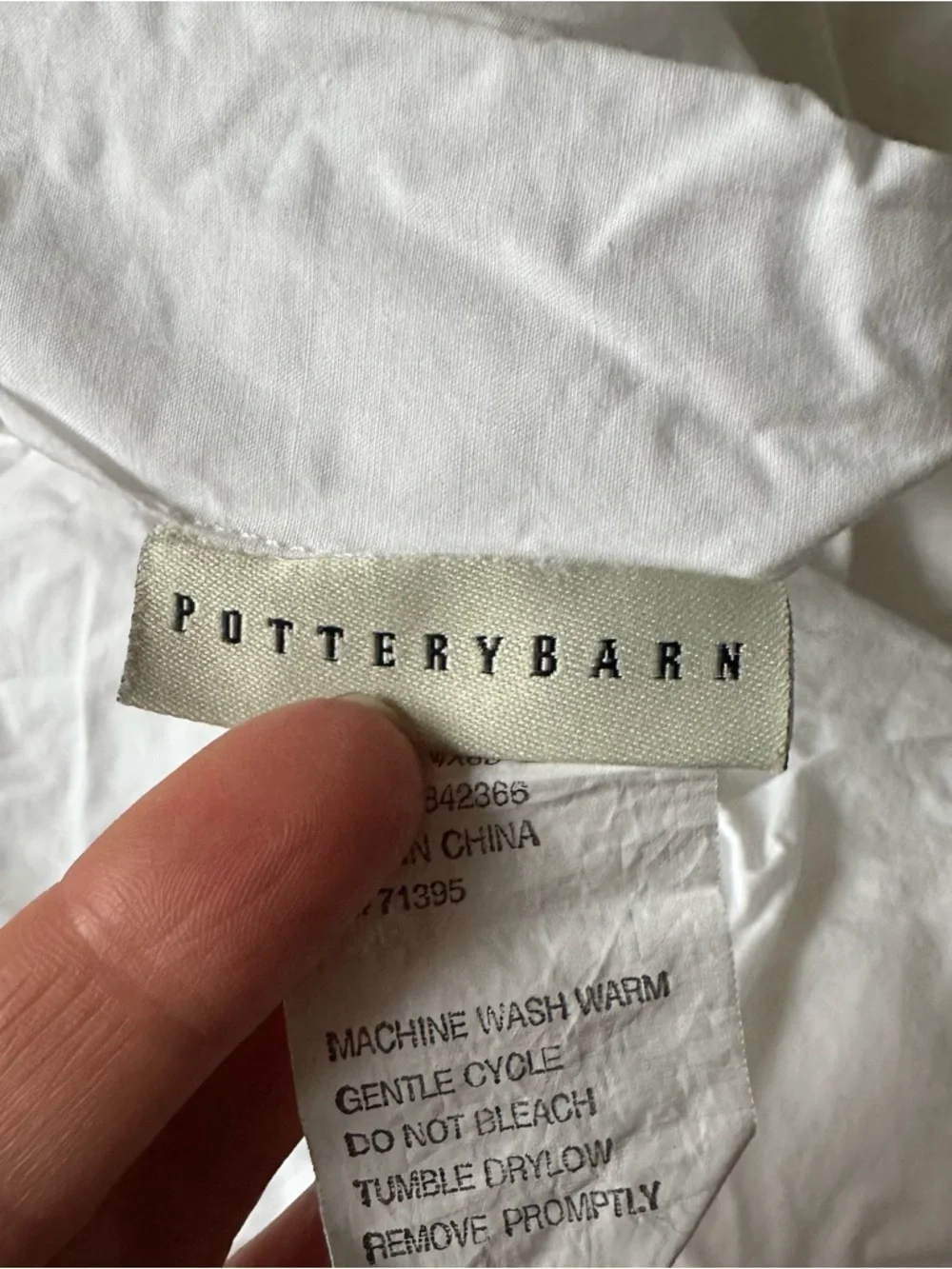 Pottery Barn 100% Cotton King Duvet Cover Embroidered Bugs Print